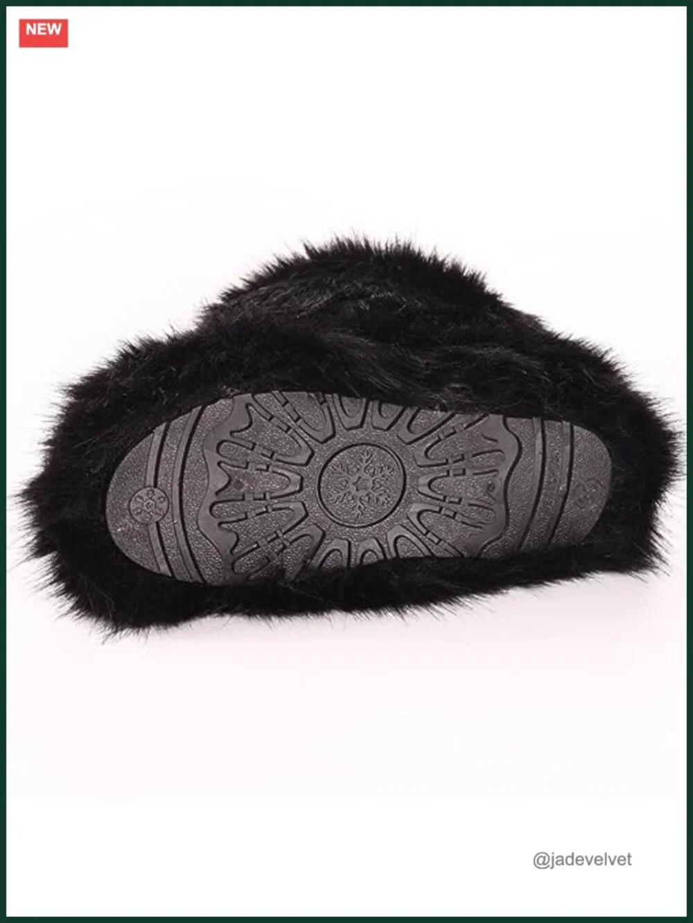 Faux Fur Snow Boots for Women Warm Winter Mid-Calf Pull-On